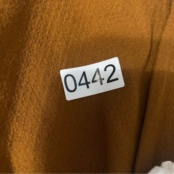 Cos Khaki Trousers Mens Sz 36 R Wool Blend Relaxed Pants Tailored Smart - Picture 13 of 13